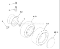 Page K Diagram and Parts List for 180 YTH  954001082A -1994-07 Husqvarna Lawn Tractor