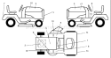 Page B Diagram and Parts List for 180 YTH  954001082A -1994-07 Husqvarna Lawn Tractor