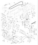 Page C Diagram and Parts List for 180 YTH  954001082A -1994-07 Husqvarna Lawn Tractor