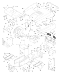 Page A Diagram and Parts List for 180 YTH  954001082B -1994-12 Husqvarna Lawn Tractor
