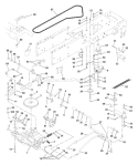 Page D Diagram and Parts List for 180 YTH  954001082B -1994-12 Husqvarna Lawn Tractor