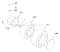 Page K Diagram and Parts List for 180 YTH  954001172A -1994-07 Husqvarna Lawn Tractor
