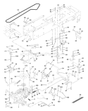Page C Diagram and Parts List for 180 YTH  954001172A -1994-07 Husqvarna Lawn Tractor