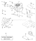 Page E Diagram and Parts List for 180 YTH  954140010B -1996-12 Husqvarna Lawn Tractor