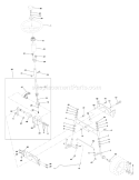 Page J Diagram and Parts List for 180 YTH  954140010C -1997-12 Husqvarna Lawn Tractor