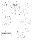 Page E Diagram and Parts List for 180 YTH  954140010C -1997-12 Husqvarna Lawn Tractor