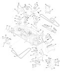 Page F Diagram and Parts List for 180 YTH  954140010C -1997-12 Husqvarna Lawn Tractor