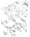Page A Diagram and Parts List for 180 YTH  954140010D -1997-12 Husqvarna Lawn Tractor