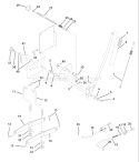 Page G Diagram and Parts List for 180 YTH  954140010D -1997-12 Husqvarna Lawn Tractor