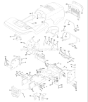Page A Diagram and Parts List for 180 YTH  954140010E -1998-02 Husqvarna Lawn Tractor
