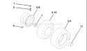 Page K Diagram and Parts List for 180 YTH  954140010E -1998-02 Husqvarna Lawn Tractor