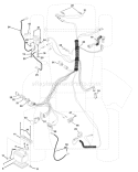 Page D Diagram and Parts List for 180 YTH  954140010E -1998-02 Husqvarna Lawn Tractor