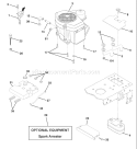 Page E Diagram and Parts List for 180 YTH  954140010E -1998-02 Husqvarna Lawn Tractor