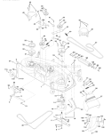 Page G Diagram and Parts List for 180 YTH  954140010E -1998-02 Husqvarna Lawn Tractor
