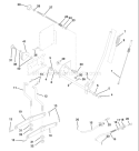 Page H Diagram and Parts List for 180 YTH  954140010E -1998-02 Husqvarna Lawn Tractor