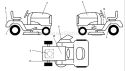 Page B Diagram and Parts List for 180 YTH  954140010E -1998-06 Husqvarna Lawn Tractor