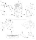 Page E Diagram and Parts List for 180 YTH  954140010E -1998-06 Husqvarna Lawn Tractor