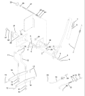 Page H Diagram and Parts List for 180 YTH  954140010E -1998-06 Husqvarna Lawn Tractor