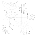 Page I Diagram and Parts List for 180 YTH  954140010E -1998-06 Husqvarna Lawn Tractor