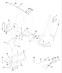 Page H Diagram and Parts List for 180 YTH  954140010F -1998-07 Husqvarna Lawn Tractor