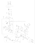Page J Diagram and Parts List for 180 YTH  954140010F -1998-08 Husqvarna Lawn Tractor