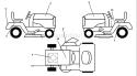 Page B Diagram and Parts List for 180 YTH  954140010F -1998-08 Husqvarna Lawn Tractor