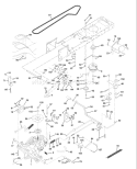 Page C Diagram and Parts List for 180 YTH  954140010F -1998-08 Husqvarna Lawn Tractor