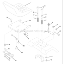 Page H Diagram and Parts List for 180 YTH  954140010H -1999-03 Husqvarna Lawn Tractor