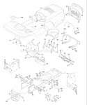 Page A Diagram and Parts List for 180 YTH  954140109A -1999-10 Husqvarna Lawn Tractor