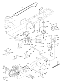 Page C Diagram and Parts List for 180 YTH  954140109A -1999-10 Husqvarna Lawn Tractor
