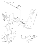 Page G Diagram and Parts List for 180 YTH  954140109A -1999-10 Husqvarna Lawn Tractor