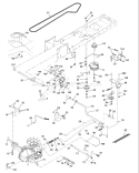 Page C Diagram and Parts List for 180 YTH  954140109B -1999-11 Husqvarna Lawn Tractor