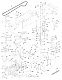 Page C Diagram and Parts List for 180 YTH  954830145A -1995-10 Husqvarna Lawn Tractor