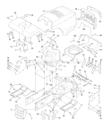 Page A Diagram and Parts List for 180 YTH  954830145B -1996-03 Husqvarna Lawn Tractor