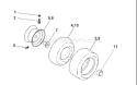 Page K Diagram and Parts List for 180 YTH  954830145B -1996-03 Husqvarna Lawn Tractor