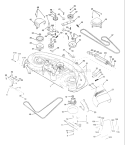 Page F Diagram and Parts List for 180 YTH  HCYTHC -954140010 -1997-01 Husqvarna Lawn Tractor