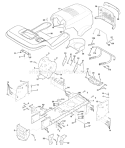 Page A Diagram and Parts List for 180 YTH  HCYTHE -1997-11 Husqvarna Lawn Tractor