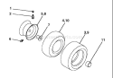Page K Diagram and Parts List for 180 YTH  HCYTHE -1997-11 Husqvarna Lawn Tractor
