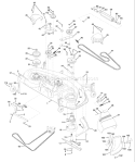 Page G Diagram and Parts List for 180 YTH  HCYTHE -1997-11 Husqvarna Lawn Tractor