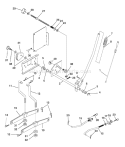 Page H Diagram and Parts List for 180 YTH  HCYTHE -1997-11 Husqvarna Lawn Tractor