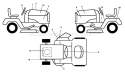 Page B Diagram and Parts List for 1842 YTH  96013000201 -2005-01 Husqvarna Lawn Tractor