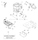 Page E Diagram and Parts List for 1842 YTH  96013000201 -2005-01 Husqvarna Lawn Tractor