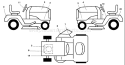 Page B Diagram and Parts List for 1842A YTH  954569790 -2003-01 Husqvarna Lawn Tractor
