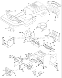 Page A Diagram and Parts List for 1848XPA YTH  954567260 -2001-02 Husqvarna Lawn Tractor
