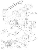 Page C Diagram and Parts List for 1848XPA YTH  954567260 -2001-02 Husqvarna Lawn Tractor