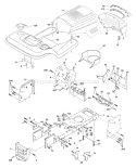 Page A Diagram and Parts List for 1848XPB YTH  954567260 -2001-05 Husqvarna Lawn Tractor