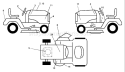 Page B Diagram and Parts List for 1848XPD YTH  954567260 -2001-12 Husqvarna Lawn Tractor