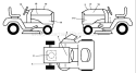 Page B Diagram and Parts List for 1848XPT YTH  96043000700 -2006-03 Husqvarna Lawn Tractor