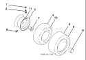 Page J Diagram and Parts List for 1848XPT YTH  96043000701 -2006-03 Husqvarna Lawn Tractor