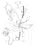 Page D Diagram and Parts List for 1848XPT YTH  96043000701 -2006-03 Husqvarna Lawn Tractor